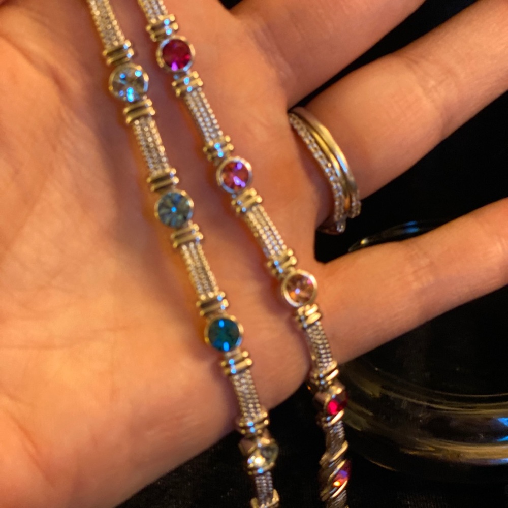 2 Rhinestone Bracelets - Picture 3 of 8